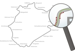 detaillierte Beschreibung der einzelnen Streckenabschnitte und der Ideallinie der Nürburgring Nordschleife